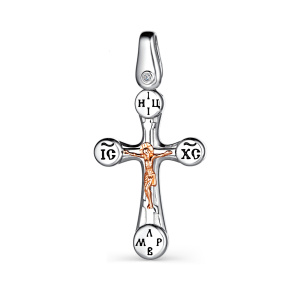 03-2820-000Б-00-крестБР Подвеска (Ag 925)