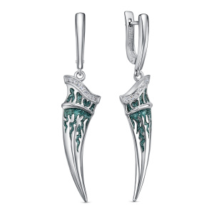 12-763-7901-фиа Серьги (Ag 925)