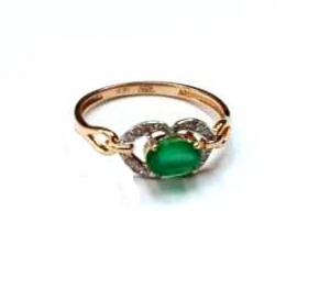 011911-Агз-17,5 Кольцо (Au 585)