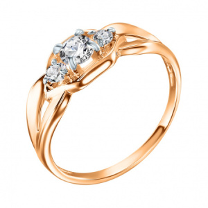 КольцоКЛ-24-бцФ,585 Кольцо (Au 585)