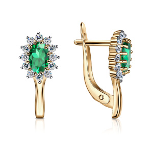 603-01127-10-21-01-10 Серьги (Au 585)