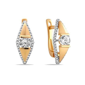 01-214836 Серьги (Au 585)