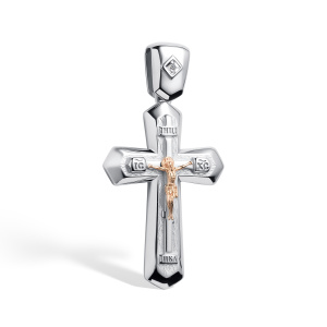 03-4076-000Б-00-крестБР Подвеска (Ag 925)