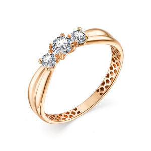 012125-18фиа Кольцо (Au 585)