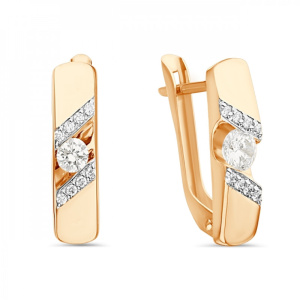 022158-вст фиа Серьги (Au 585)