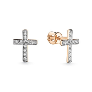 с4495-гв фиа Серьги (Au 585)