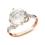 01-2-347-58 р16-хрусталь Кольцо (Au 585)