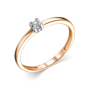 14-13963-100-17БР Кольцо (Au 585)