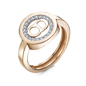 110102-17.5 Кольцо (Au 585)