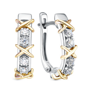 55-5-6085-103-2Ж Серьги (Au 585)