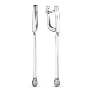 02-178400КЦ-00 Серьги (Ag 925)