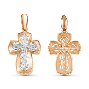 080523 крест-1 Подвеска (Au 585)