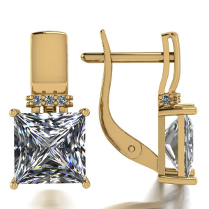 2180201010 Серьги (Au 585)