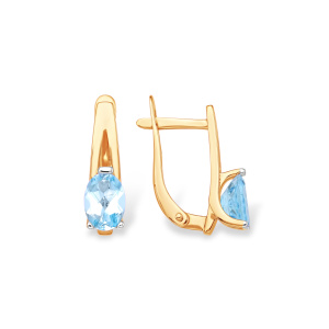 С13418118-амет Серьги (Au 585)