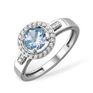 1021019358-18,5-топаз Кольцо (Ag 925)