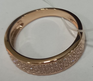 Лоск-К624-5101-17,5 Кольцо (Au 585)