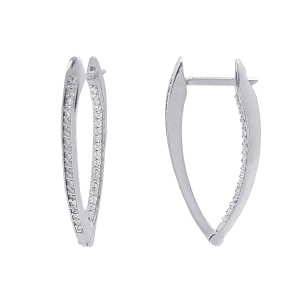 23100001183-б вс Серьги (Ag 925)