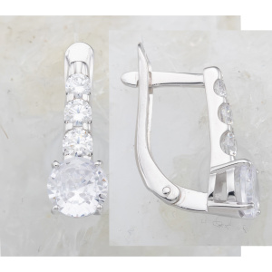 12100111706-501 Серьги (Ag 925)