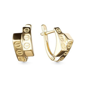 с.лим 4696-б вст Серьги (Au 585)