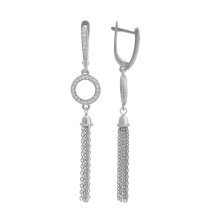 Серьги из серебра