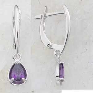 12100113437-501 Серьги (Ag 925)