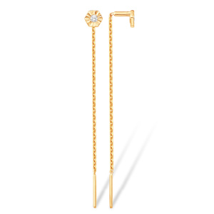 С11219993-протяж Серьги (Au 585)