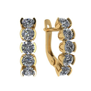 BR2181031010 Серьги (Au 585)