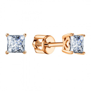 ПУСл52-парабцФз585 Серьги (Au 585)