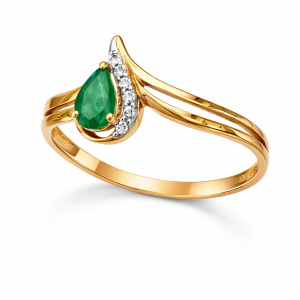 7-190184745ИМ-18,5-44446 Кольцо (Au 585)