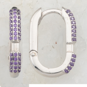 12100111826-501-с3,08фиа Серьги (Ag 925)