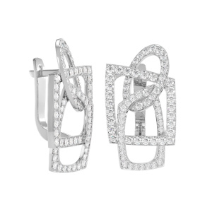 С1185Б Серьги (Au 585)