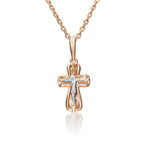 крестик-03-2938-00-000-1111-64 Подвеска (Au 585)