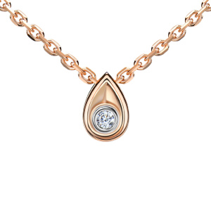 2-341021 северика капля Подвеска (Au 585)